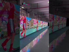 pemisahan modul tampilan led transparan