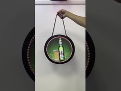 Indoor Outdoor Bentuk lingkaran dipimpin tampilan Front Service Maintenance Full Color