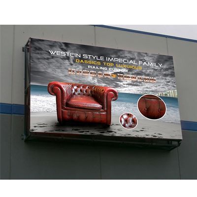 40000 Titik / M2 Panel tampilan LED luar 3 In 1 1R1G1B Pixel untuk periklanan