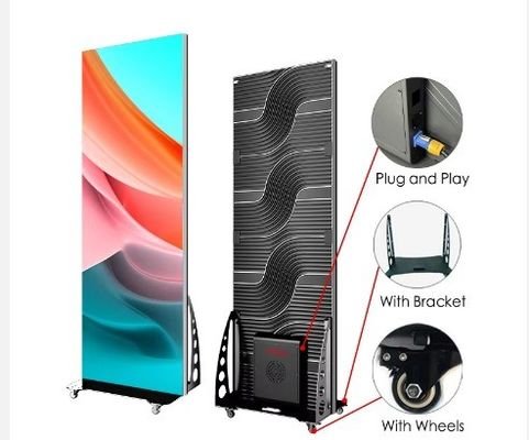 OEM 16 Bit SMD2121 Indoor LED Poster Screen Dengan Tingkat Refresh Tinggi