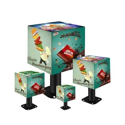 Ukuran yang dapat disesuaikan P2.5 Indoor Cube LED Display Screen Untuk Iklan Toko