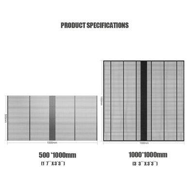 2K-4K Full Color Flexible Transparent Led Screen Dengan Lemari 1000mm X 1000mm
