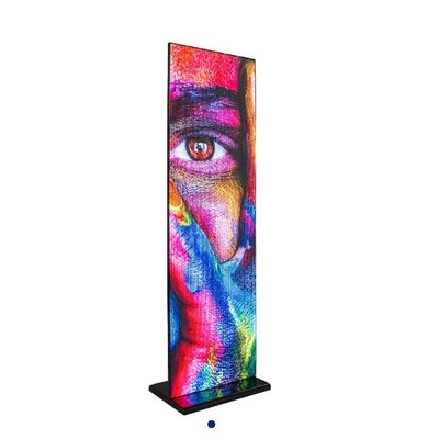 Lantai Indoor Smart Led Poster Display IP31 Rating Tingkat Refresh Tinggi Front Service